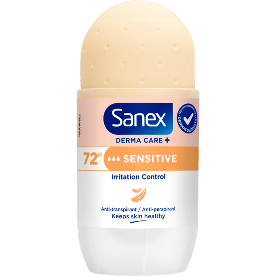 Foto van Sanex Deoroller sensitive op witte achtergrond