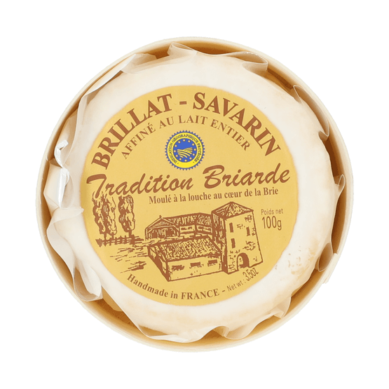 Foto van Brillat savarin op witte achtergrond