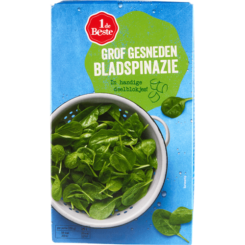 1 De Beste Bladspinazie Gesneden Dirk