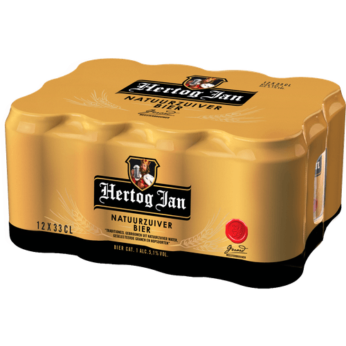 Foto van Hertog Jan Pilsener 12x 33 cl. op witte achtergrond