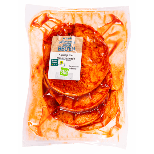 Foto van DekaVers Kiplapjes zomermarinade op witte achtergrond