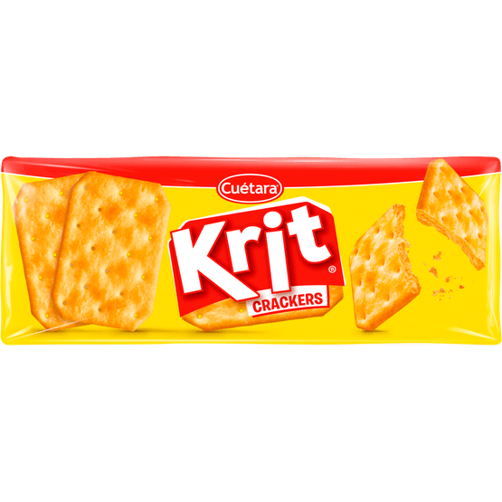 Foto van Krit Crackers op witte achtergrond