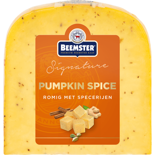 Foto van Beemster Pumpkin spice stuk op witte achtergrond