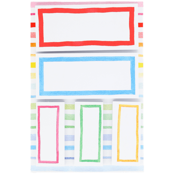 Foto van Sticky notes 5x50 op witte achtergrond