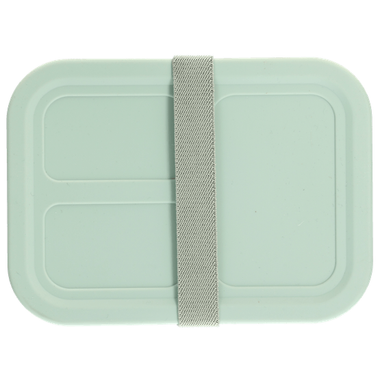 Foto van Siliconen lunchbox op witte achtergrond