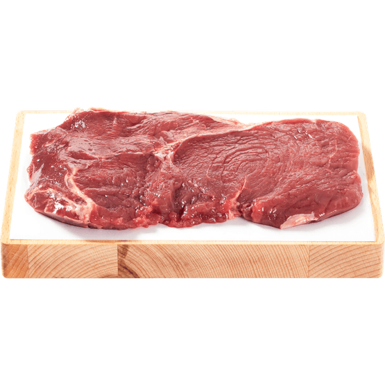 Foto van Rib eye op witte achtergrond