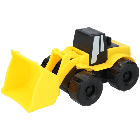 Foto van Constructie speelauto op witte achtergrond