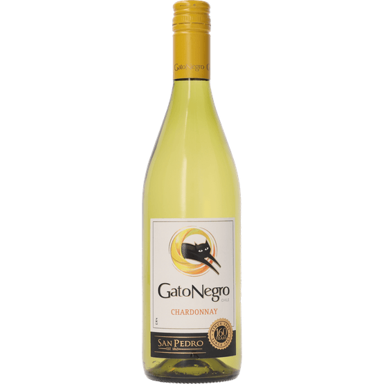 Foto van Gato Negro Chardonnay op witte achtergrond