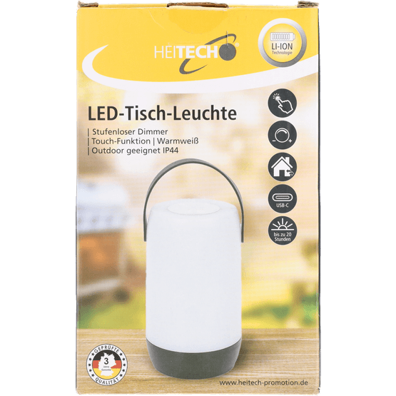 Foto van Led tafellamp op witte achtergrond