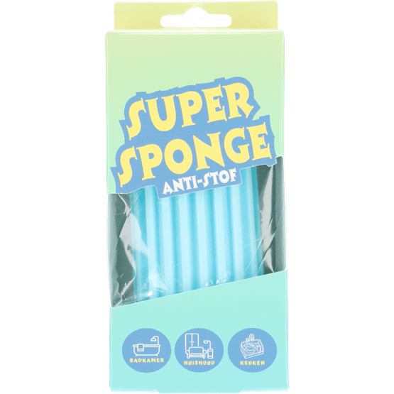 Foto van Scrub stars super sponge op witte achtergrond