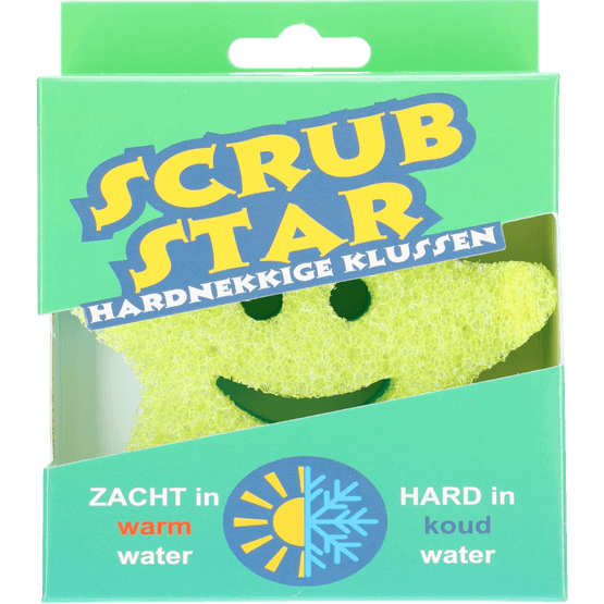 Foto van Scrub stars star op witte achtergrond