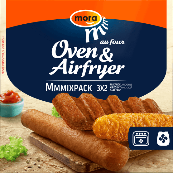Foto van Mora Mmmixpack snacks oven & airfryer op witte achtergrond