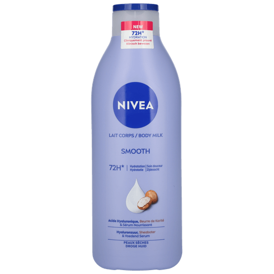 Foto van Nivea Coconut oil in lotion op witte achtergrond