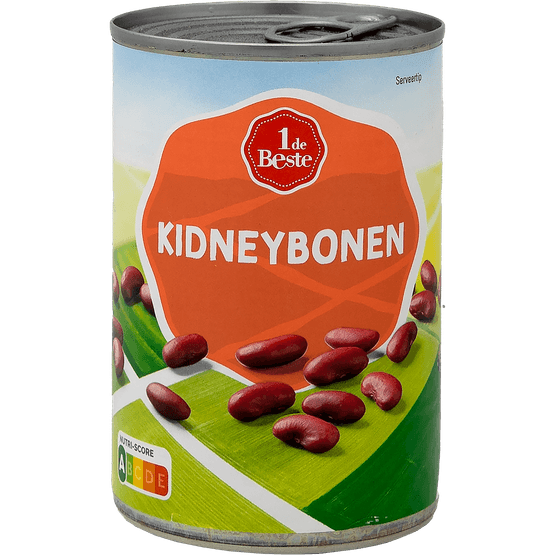 Foto van 1 de Beste Rode kidneybonen op witte achtergrond