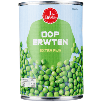 1 de Beste Doperwten extra fijn