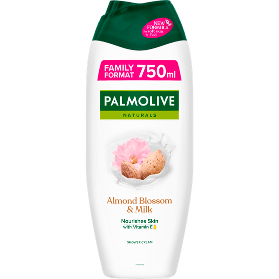 Foto van Palmolive Douchegel naturals amandel op witte achtergrond