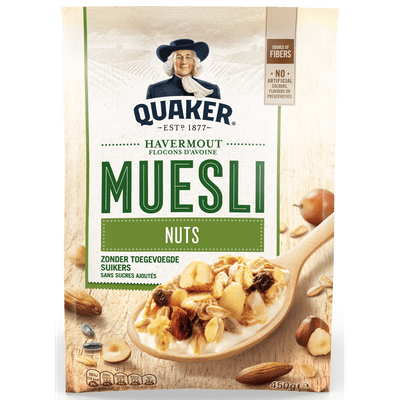 Quaker Muesli havermout met noten