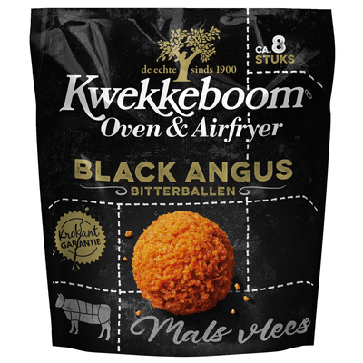 Kwekkeboom Oven black angus bitterballen 8 stuks