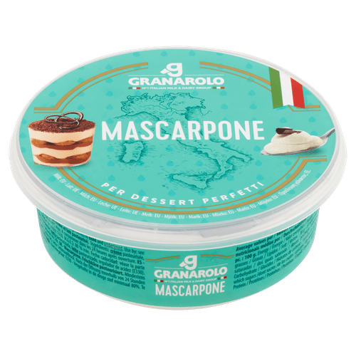 Foto van Granarolo Mascarpone op witte achtergrond
