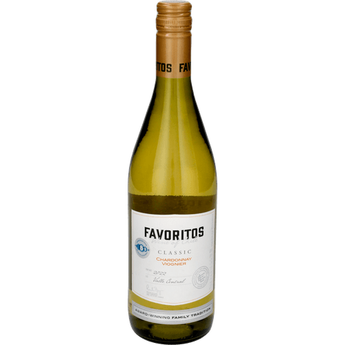Foto van Favoritos Classic chardonnay viognier op witte achtergrond