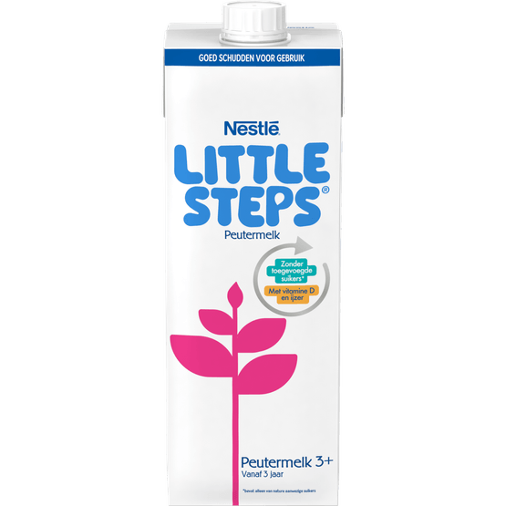 Foto van Nestlé Little steps peutermelk 3+ op witte achtergrond