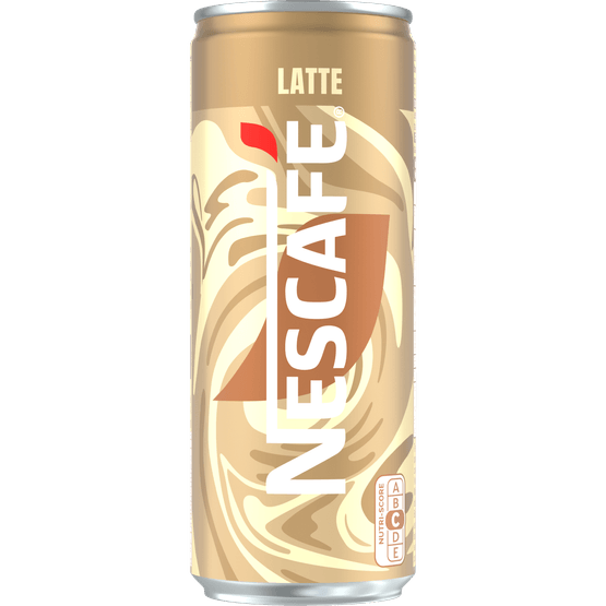 Foto van Nescafé Ijskoffie barista latte op witte achtergrond