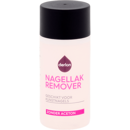 Foto van Derlon Nagellakremover zonder aceton op witte achtergrond
