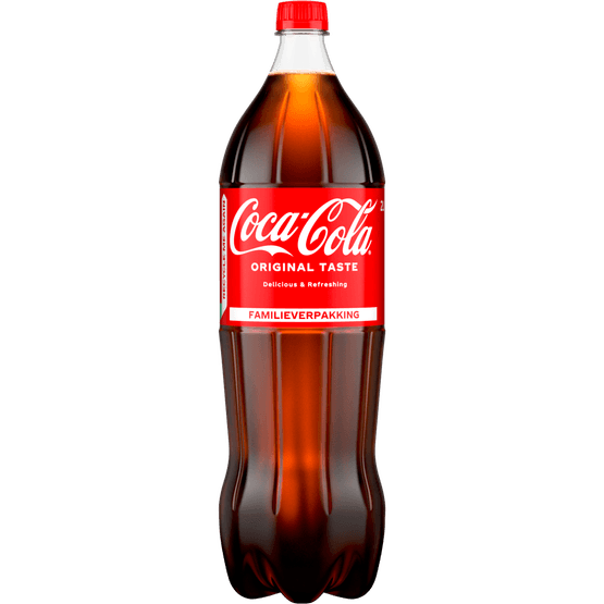 Foto van Coca-Cola Regular op witte achtergrond