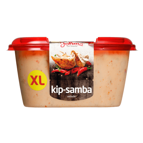 Foto van Johma Salade kip samba xl op witte achtergrond