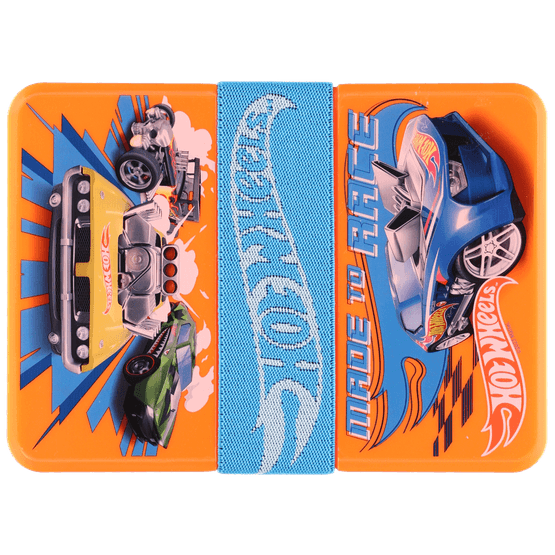 Foto van Lunchbox Hot Wheels op witte achtergrond