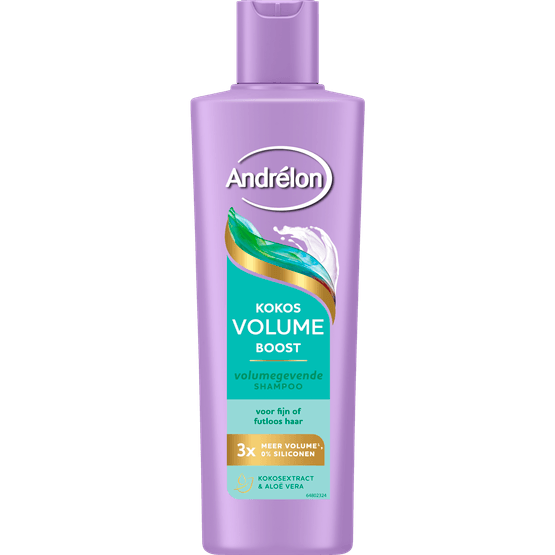 Foto van Andrélon Shampoo volume boost op witte achtergrond