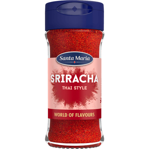 Foto van Santa Maria Sriracha thai style op witte achtergrond