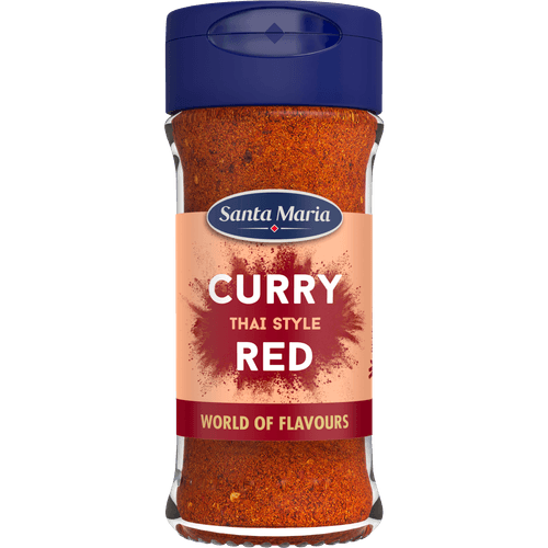 Foto van Santa Maria Curry red thai style op witte achtergrond