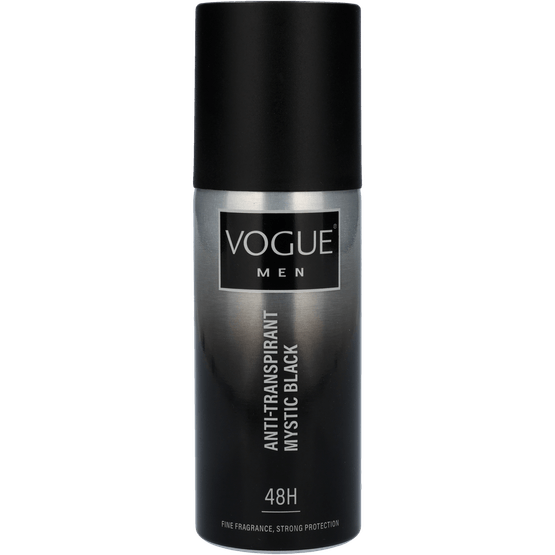 Foto van Vogue Deodorant men black op witte achtergrond