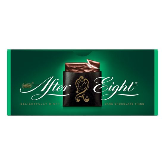 Foto van Nestlé After eight chocomints op witte achtergrond