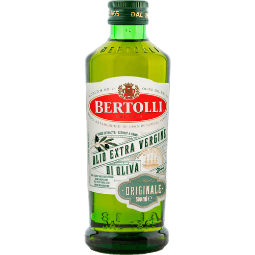 Foto van Bertolli Olijfolie extra vergine classico op witte achtergrond