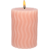 Thumbnail van variant Kaars met ribbels 7 x 10 cm