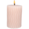 Thumbnail van variant Kaars met ribbels 7 x 10 cm