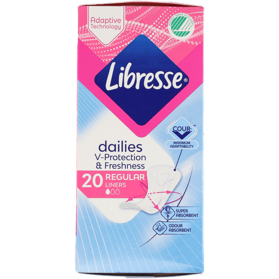 Foto van Libresse Inlegkruisjes normaal op witte achtergrond