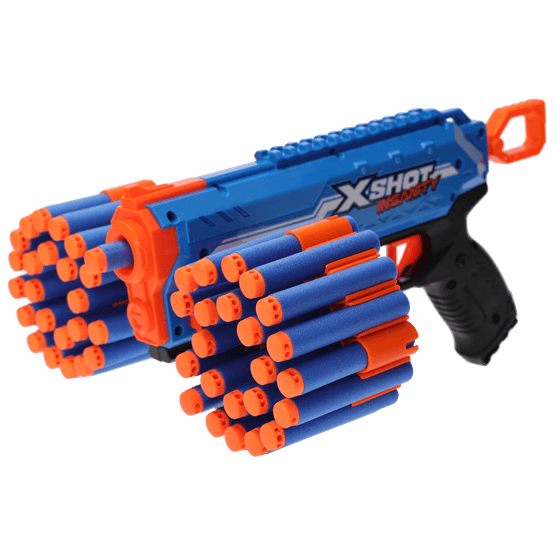 Foto van Zuru X-shot Insanity Manic Blaster op witte achtergrond