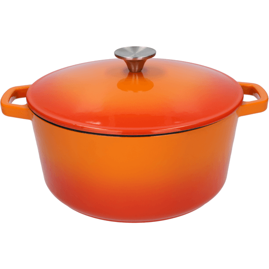 Foto van Brabantia Gietijzeren braadpan 26 cm rood op witte achtergrond
