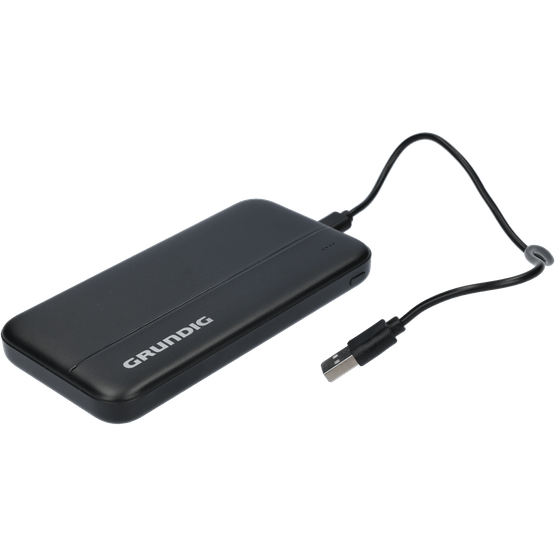Foto van Grundig powerbank op witte achtergrond