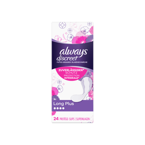 Foto van Always Discreet inlegkruisjes urineverlies plus op witte achtergrond