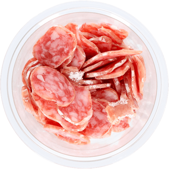 Foto van Bits & Bites Fuetplakjes op witte achtergrond