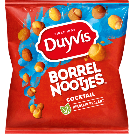 Foto van Duyvis Borrelnootjes cocktail op witte achtergrond
