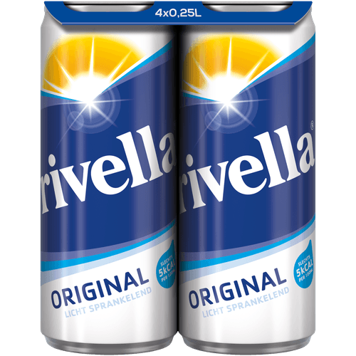 Foto van Rivella Original 4x 25cl op witte achtergrond