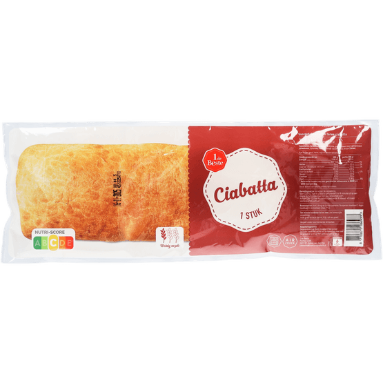 Foto van 1 de Beste Ciabatta op witte achtergrond
