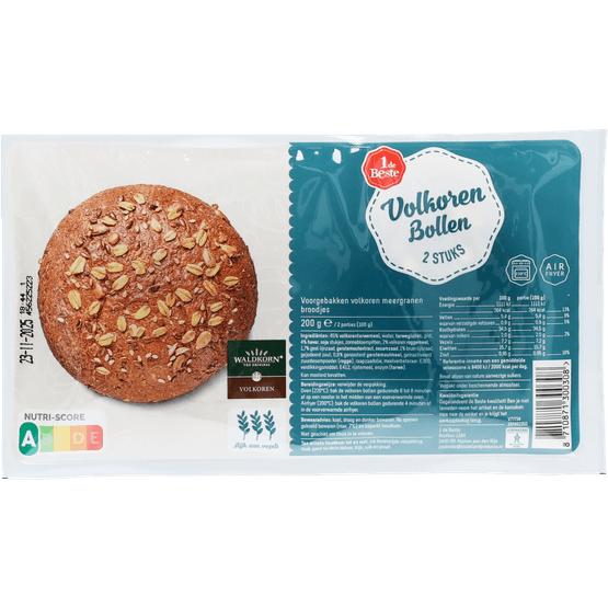 Foto van 1 de Beste Waldkornbollen op witte achtergrond