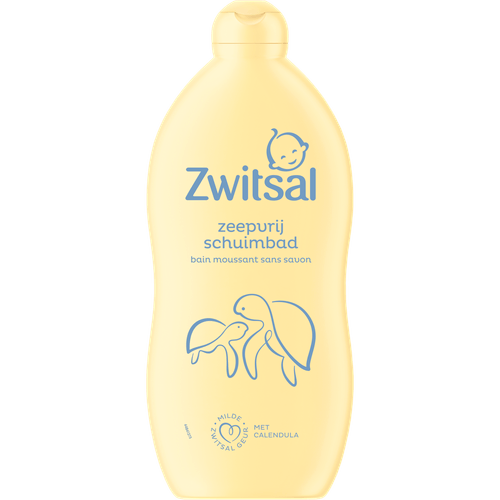 Foto van Zwitsal Schuimbad zeepvrij op witte achtergrond