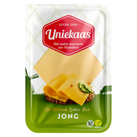 Foto van Uniekaas Jong stuk 48+ op witte achtergrond